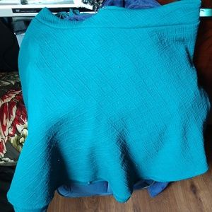 Torrid Size 14 A-Line Teal Skirt